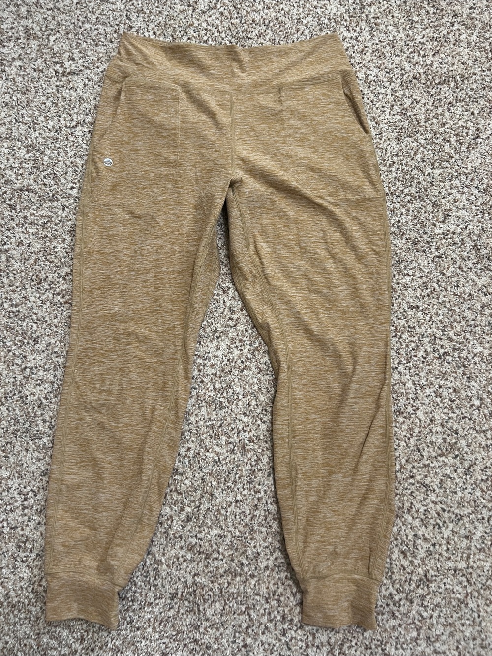 Dynamic studio joggers, heathered honeycomb size large/28 inches (reg)